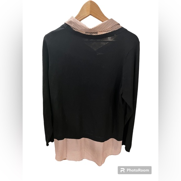 EUC Adrianna Papell Collar Shirt - Picture 2 of 2